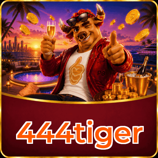 444tiger Download Speed Test Logo - Teste de Velocidade Certificado